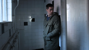 Killian Scott waits in toilet